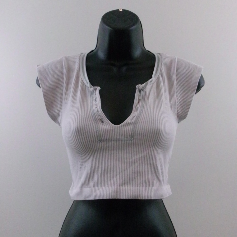 Urban Outfitters Out From Under White Ribbed Crop Top